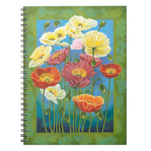 Bouquet in Border I Notizblock
