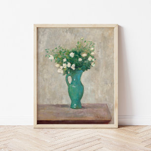 Bouquet in einer Vase der grünen Blume   Tadeusz M Poster