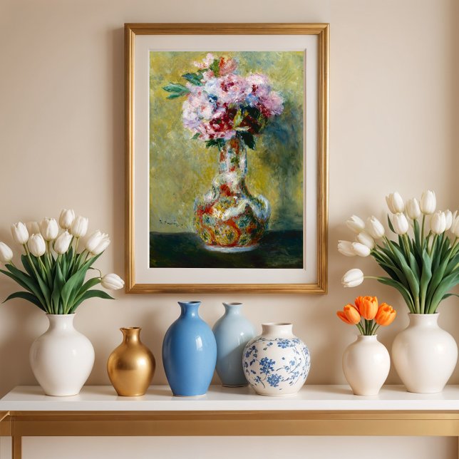 Bouquet in einer Vase von Auguste Renoir Poster (Von Creator hochgeladen)