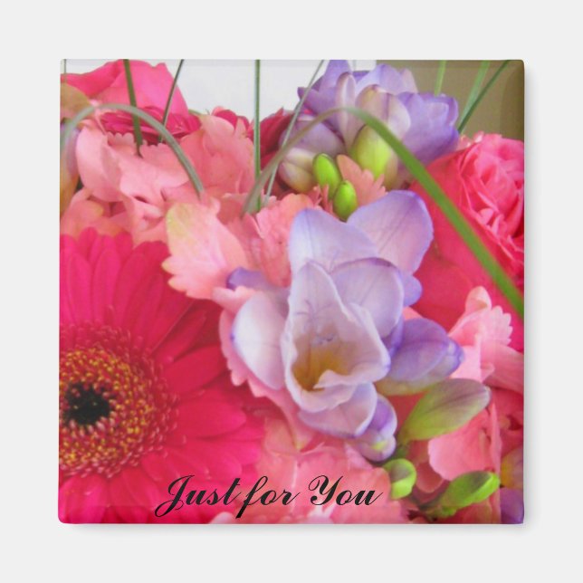 Bouquet Just for You Magnet (Vorne)