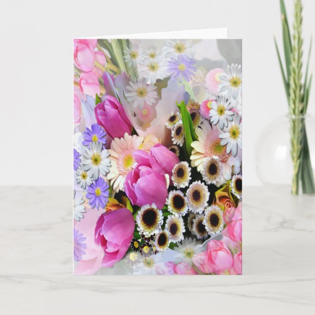 Bouquet Karte (Vorderseite)