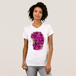 Bouquet Lila Rose Wasserfarbe T-Shirt