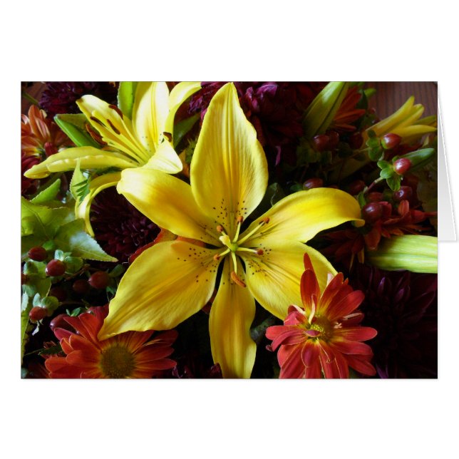 Bouquet mariage de automne (Devant Horizontal)