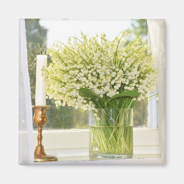 Bouquet mit Frühlingsblumen, Lilien aus dem Tal Magnet (Vorne)