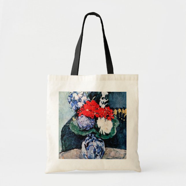 Bouquet mit Little Delft, Paul Cezanne Tragetasche (Vorne)