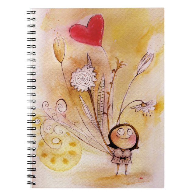 Bouquet-Notebook Notizblock (Vorderseite)