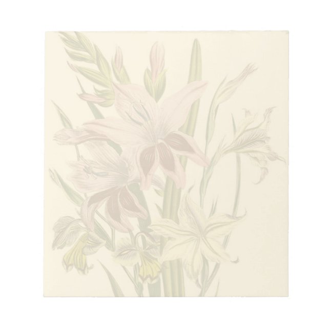 Bouquet Notizblock (Vorderseite)