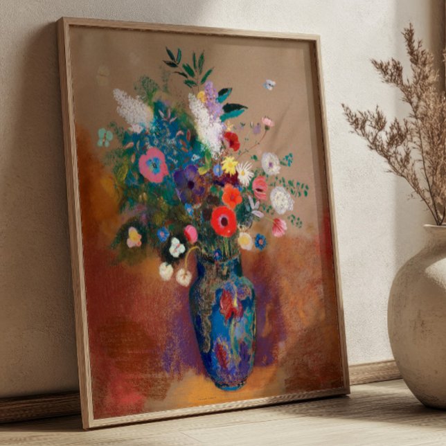Bouquet of Flowers by Odilon Redon Still Life Poster (Von Creator hochgeladen)