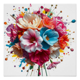 bouquet of flowers poster