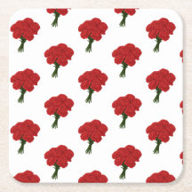 Bouquet of Red Carnation - Elegante Romantische Ku