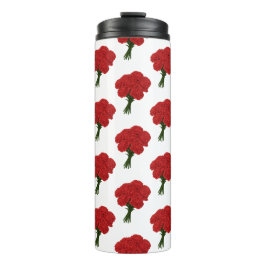 Bouquet of Red Carnation - Elegante Romantische Ku Thermosbecher