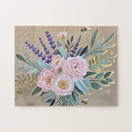 Bouquet-Pfennige Lavendel-Blume Rustikal