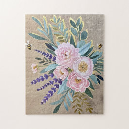 Bouquet-Pfennige Lavendel-Blume Rustikal