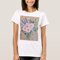 Bouquet-Pfennige Lavendel-Blume Rustikal