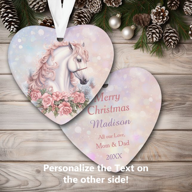 Bouquet Rose Rose Rose Rose Cheval Blanc Enfants (Créateur téléchargé)