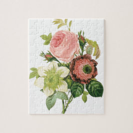 Bouquet rose Vintage Puzzle