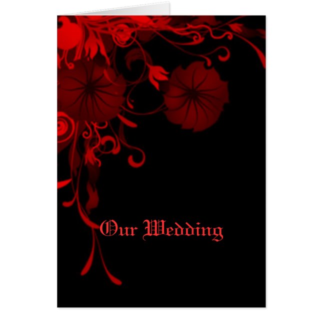 Bouquet rouge vintage (Devant)