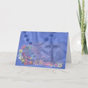 Bouquet spirituel de carte de voeux de Merci