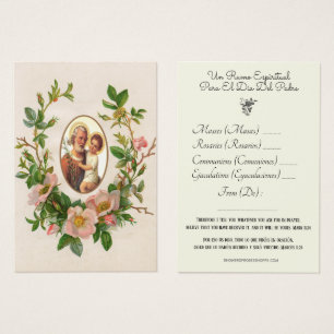 Bouquet spirituel Saint-Joseph Espagnol Anglais
