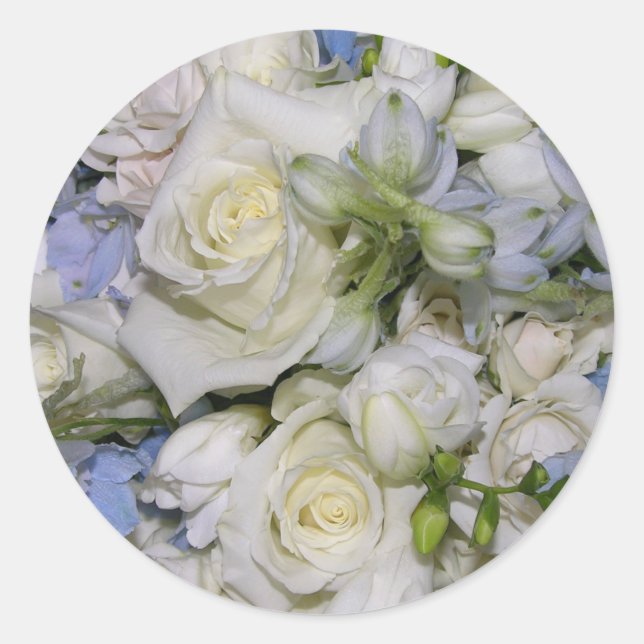 Bouquet-Sticker Runder Aufkleber (Vorderseite)