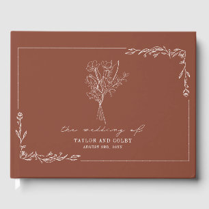 Bouquet Terracotta Rustic Mariage Livre d'or