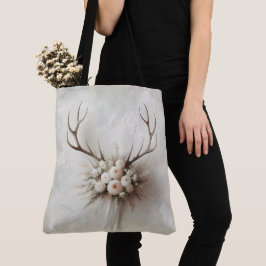 Bouquet und Deer Antlers Tasche