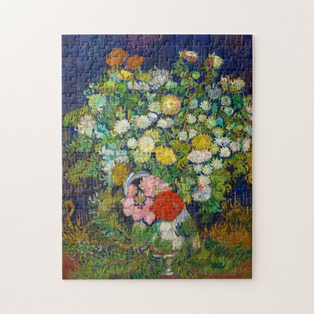 Bouquet von Blume in einer Vase, Van Gogh (Vertikal)