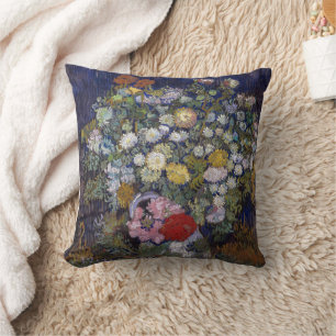 Bouquet von Blume in einer Vase Van Gogh Kissen
