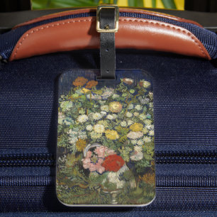 Bouquet von Blume in einer Vase Vincent van Gogh Gepäckanhänger