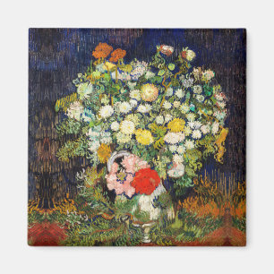 Bouquet von Blume in einer Vase von Vincent Van Go Magnet