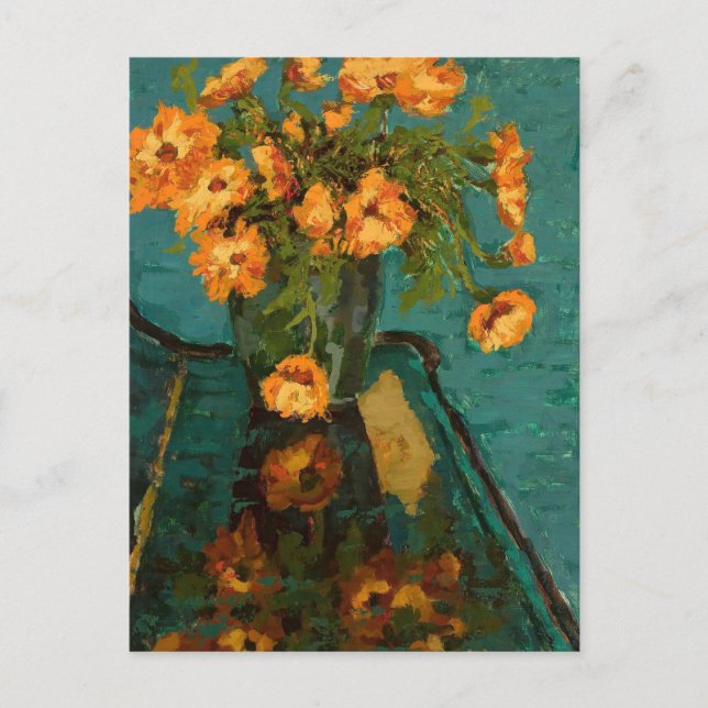Bouquet von Camomiles | Jan Bohuszewicz Postkarte (Vorderseite)