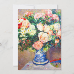 Bouquet von Chrysanthema und ein japanischer Fan Ankündigung