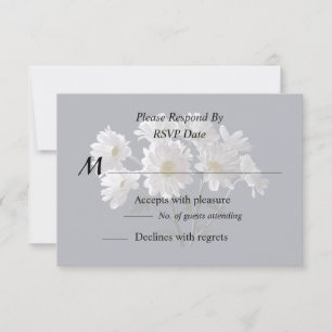 Bouquet von Daisies RSVP Karte