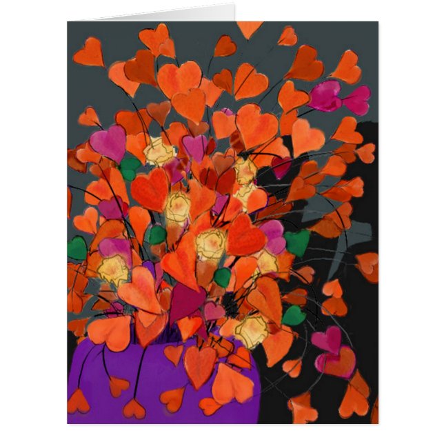Bouquet von Hearts Valentine (Vorderseite)