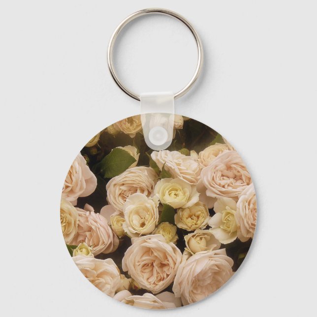 Bouquet von Rose Schlüsselkette Schlüsselanhänger (Vorderseite)
