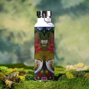 Bouquet von Roten Blume Klassisches Leben Trinkflasche