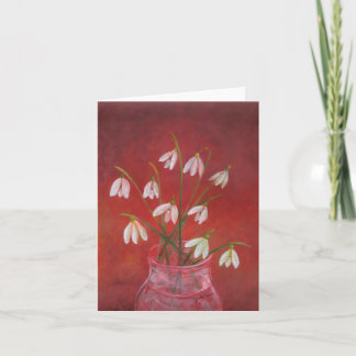 Bouquet von Snowdrops Einladung