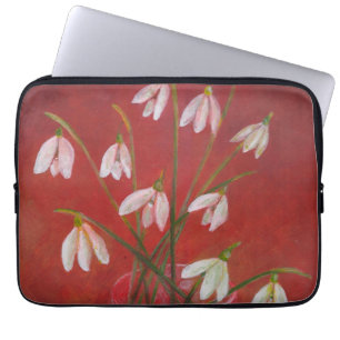 Bouquet von Snowdrops Laptopschutzhülle