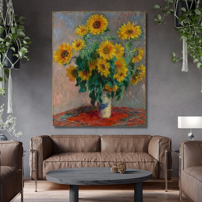 Bouquet von Sunflowers Monet Leinwanddruck (Von Creator hochgeladen)