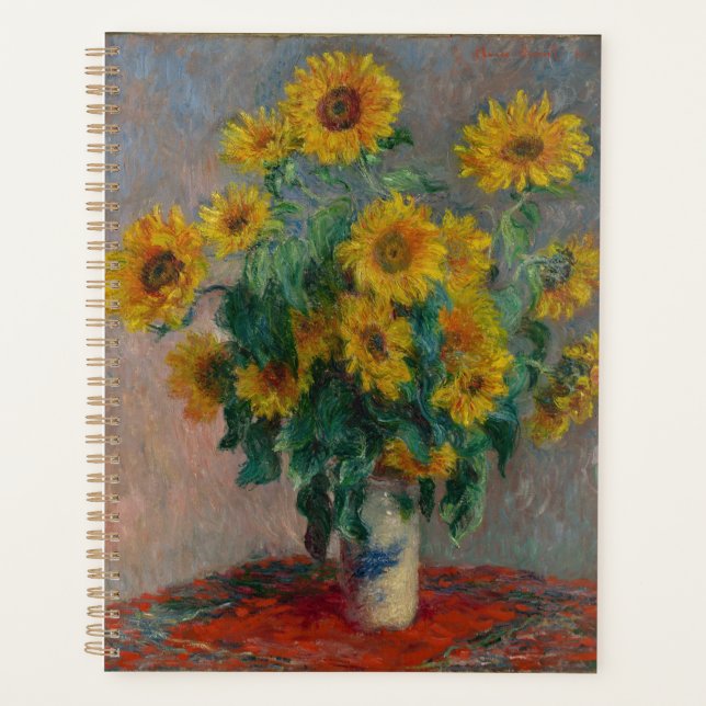 Bouquet von Sunflowers Monet Planer (Vorderseite)