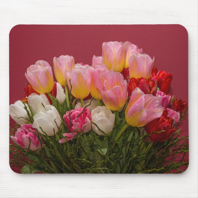 Bouquet von Tulips Mousepad (Vorne)