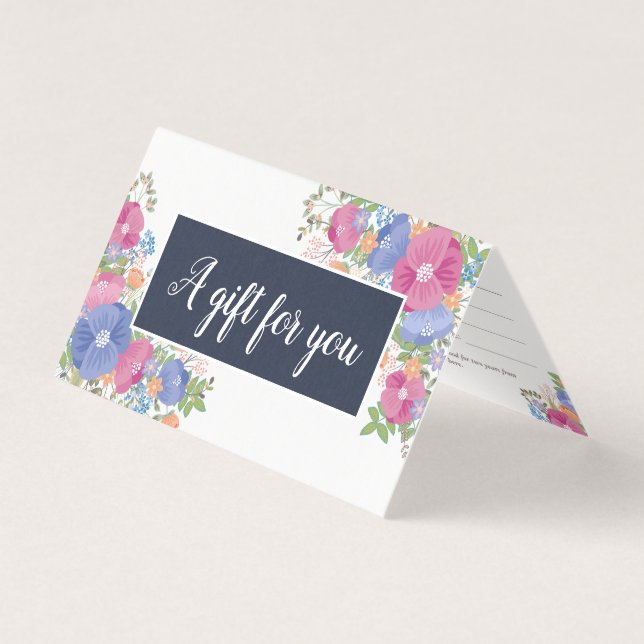 Bouquets de Fleur sauvage rose pourpre - Certifica (Front)