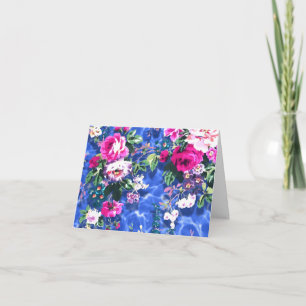 Bouquets mit Rose Dankeskarte