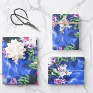 Bouquets mit Rose Geschenkpapier Set