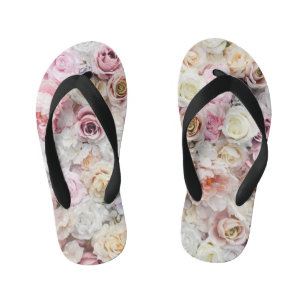 Bouquets von Rose 1 Kinderbadesandalen