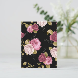 Bouquets von Rose 3 Feiertagspostkarte