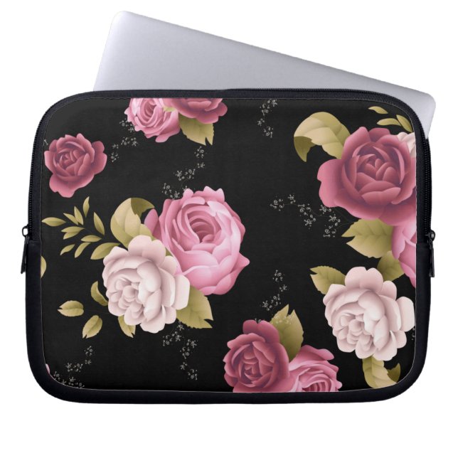 Bouquets von Rose 3 Laptopschutzhülle (Vorderseite)