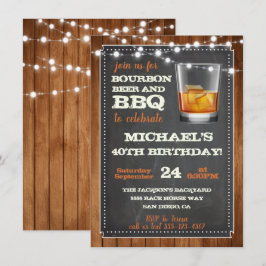 Bourbon Beer & GRILLEN Party Einladungen