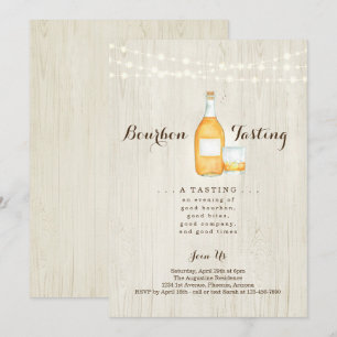 Bourbon Degustations-Party Einladung