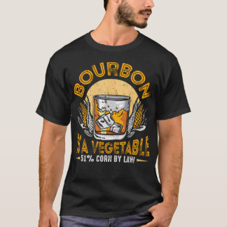 Bourbon ist pflanzlicher Whiskey Lustiger Bourbon  T-Shirt